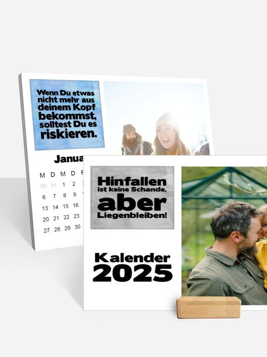 Monats-Tischkalender Anregung