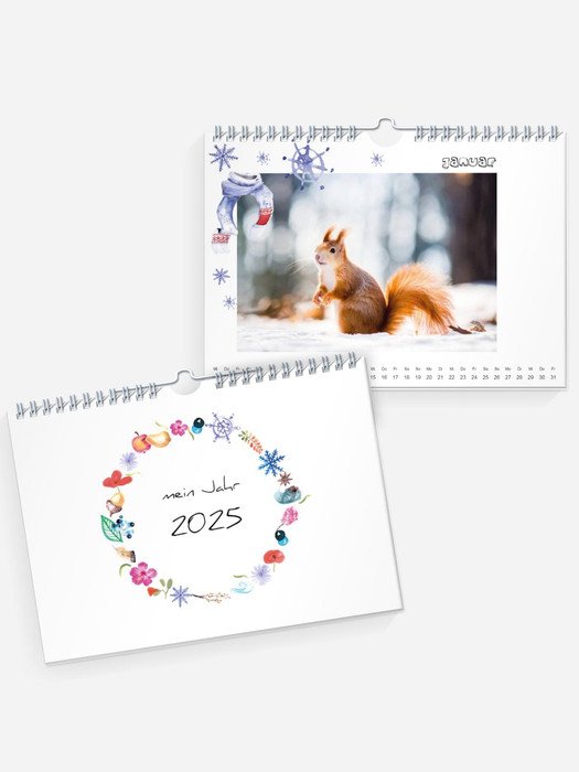 Wandkalender bunte Mischung