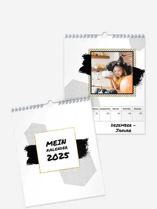 Wochen-Wandkalender Pinselstrich