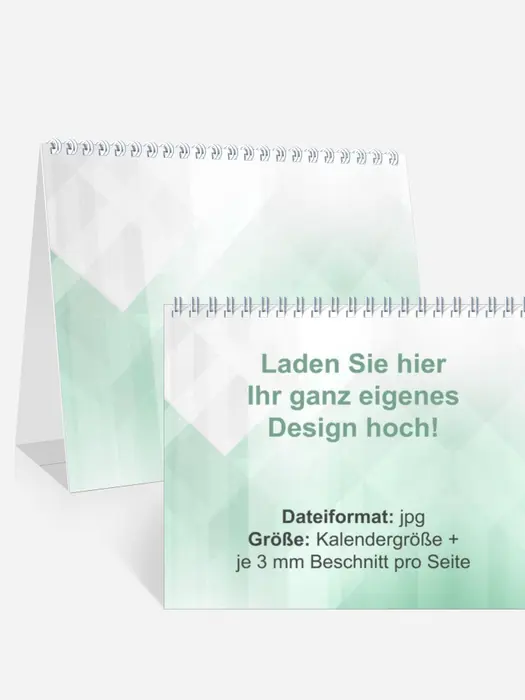 Monats-Tischkalender ohne Kalendarium