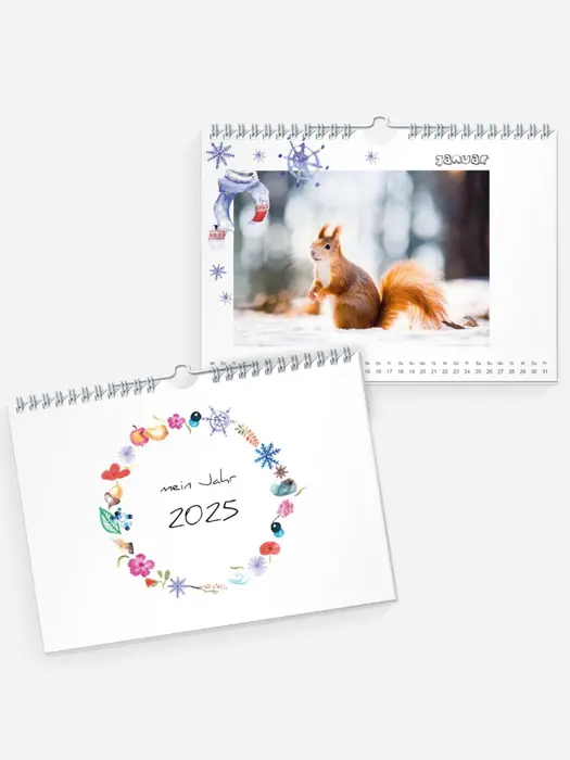 Wandkalender bunte Mischung