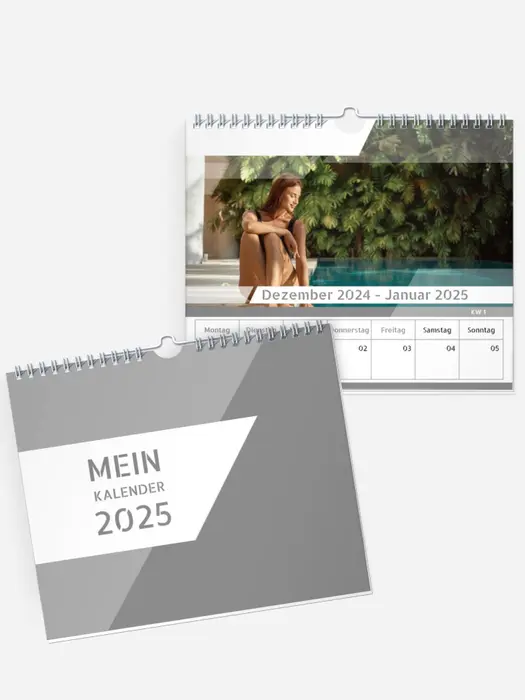 Wochen-Wandkalender Minimalistisch