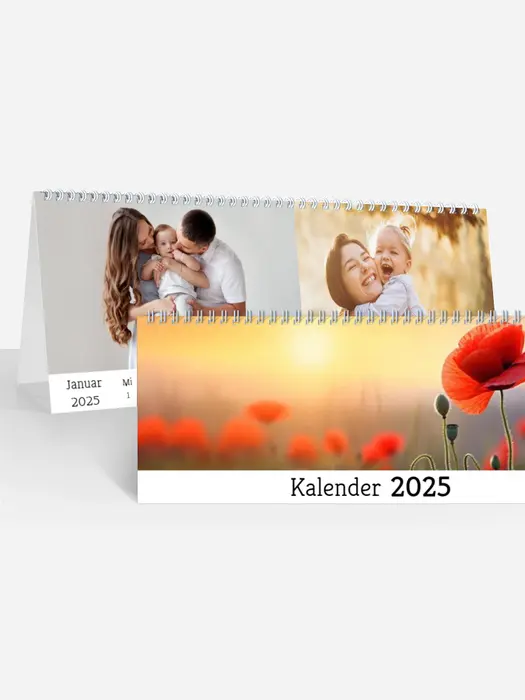 Monats-Tischkalender Blanko quer