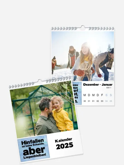 Wochen-Wandkalender Anregung