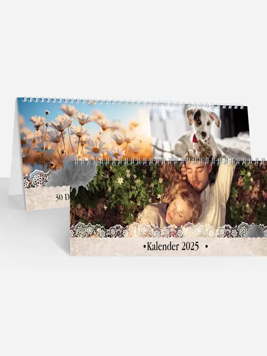 Wochen-Tischkalender Tintenklecks Wochen-Tischkalender Tintenklecks
