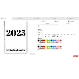 Taschenkalender Cover gestalten