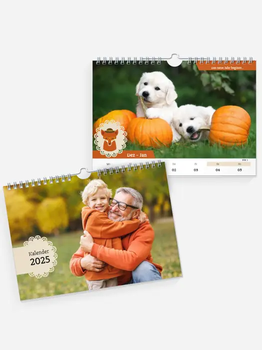 Wochen-Wandkalender Tierelite