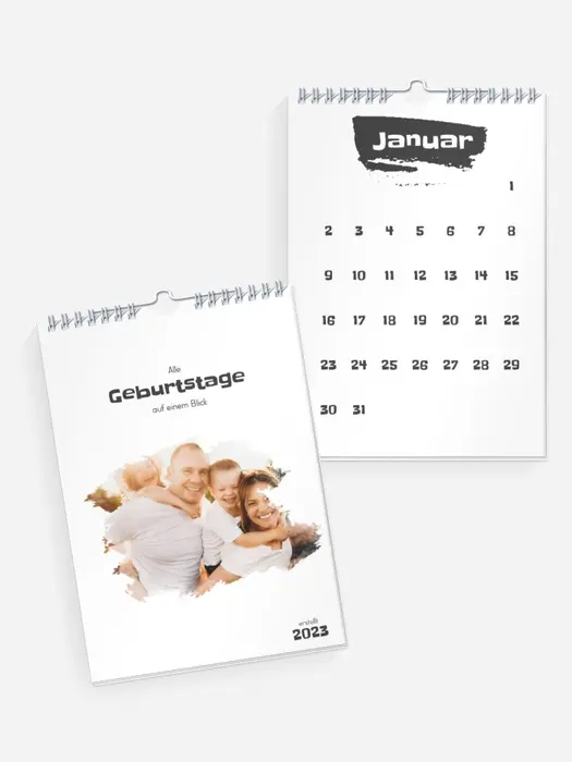 Geburtstagskalender Geburtstage auf einem Wisch