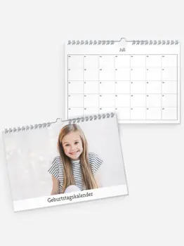 Geburtstagskalender Blanko